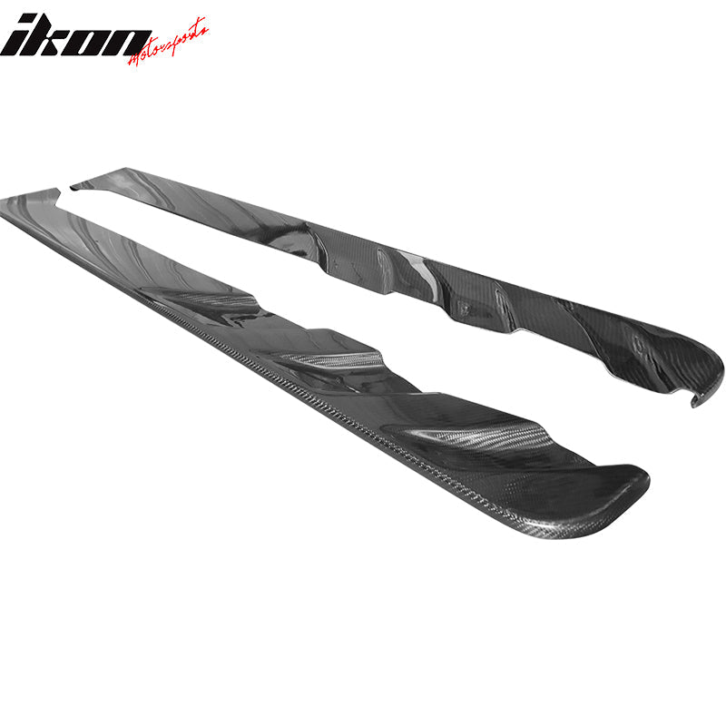 2008-2016 Mitsubishi Lancer EVO X Jun Style Side Skirts Carbon Fiber