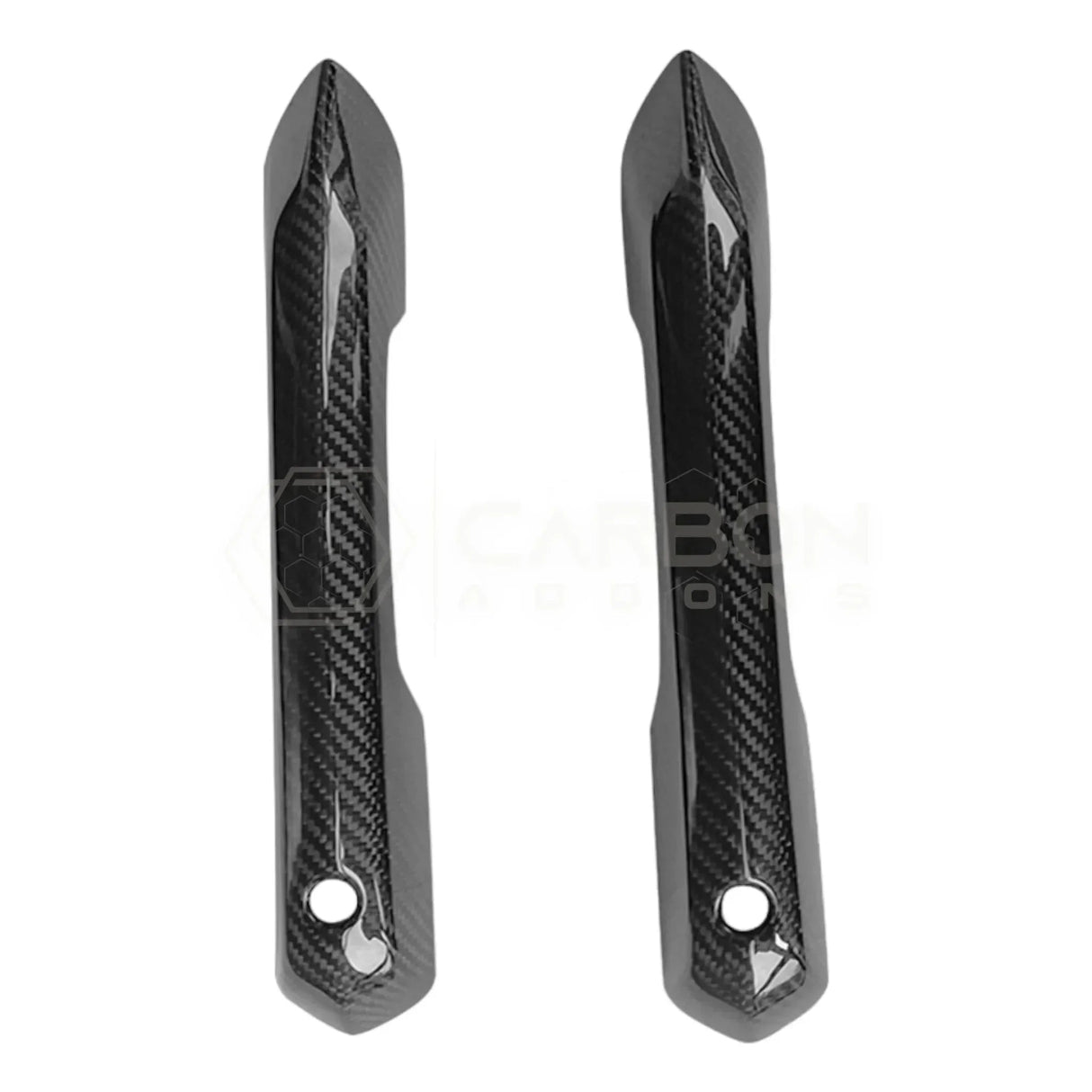 Real Carbon Fiber Exterior Door Handle Covers for 2024+ Ford Mustang