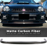 2001-2002 Subaru WRX STI DP Style Front Bumper Lip Carbon Fiber