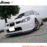 2006-2007 Subaru Impreza WRX STI CS Style Front Lip Carbon Fiber