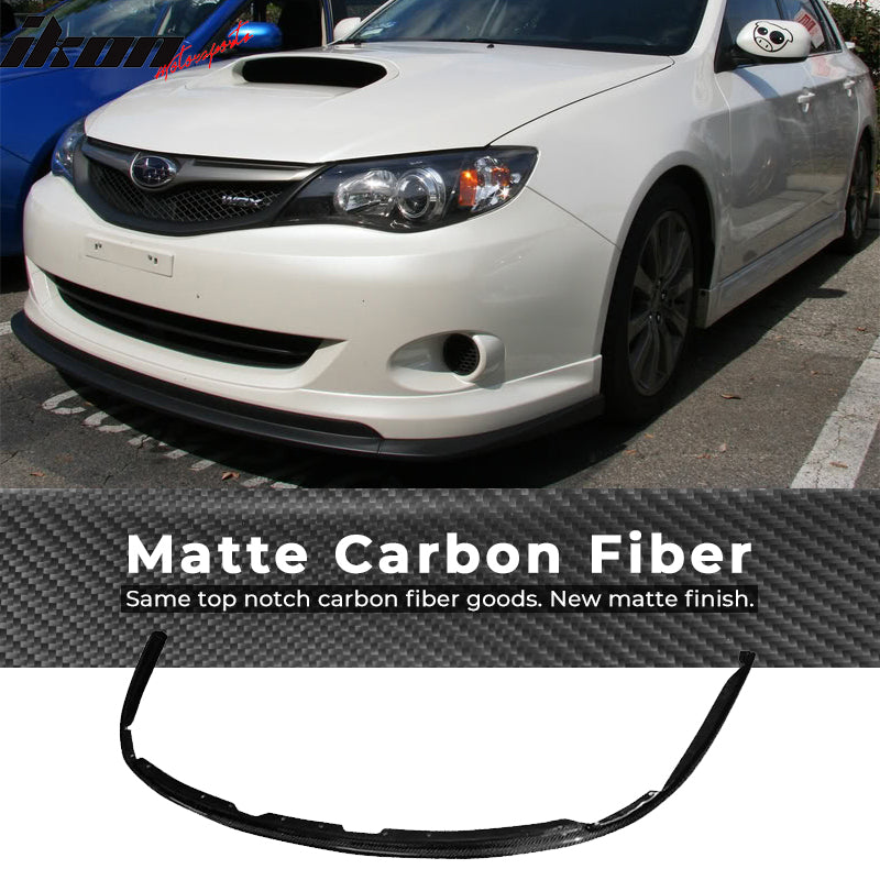 2008-2010 Subaru Impreza STI Front Bumper Lip Carbon Fiber
