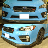2015-2017 Subaru WRX STI CS Style Front Bumper Lip Real Carbon Fiber