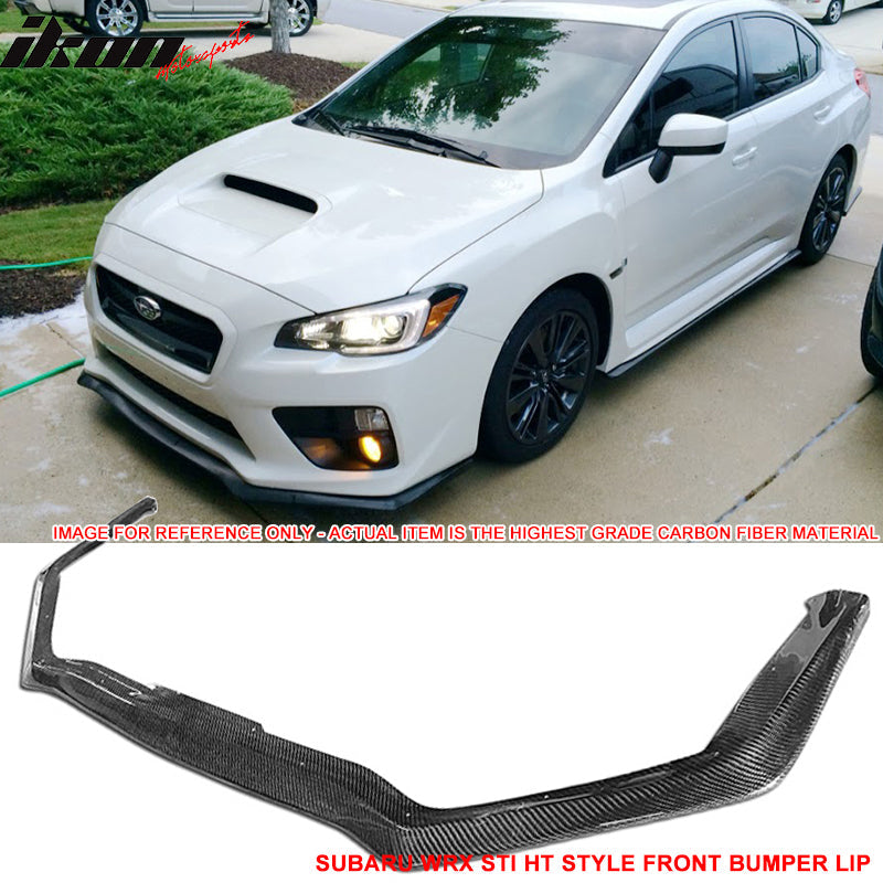 2015-2017 Subaru WRX STI HT Style Front Bumper Lip Carbon Fiber