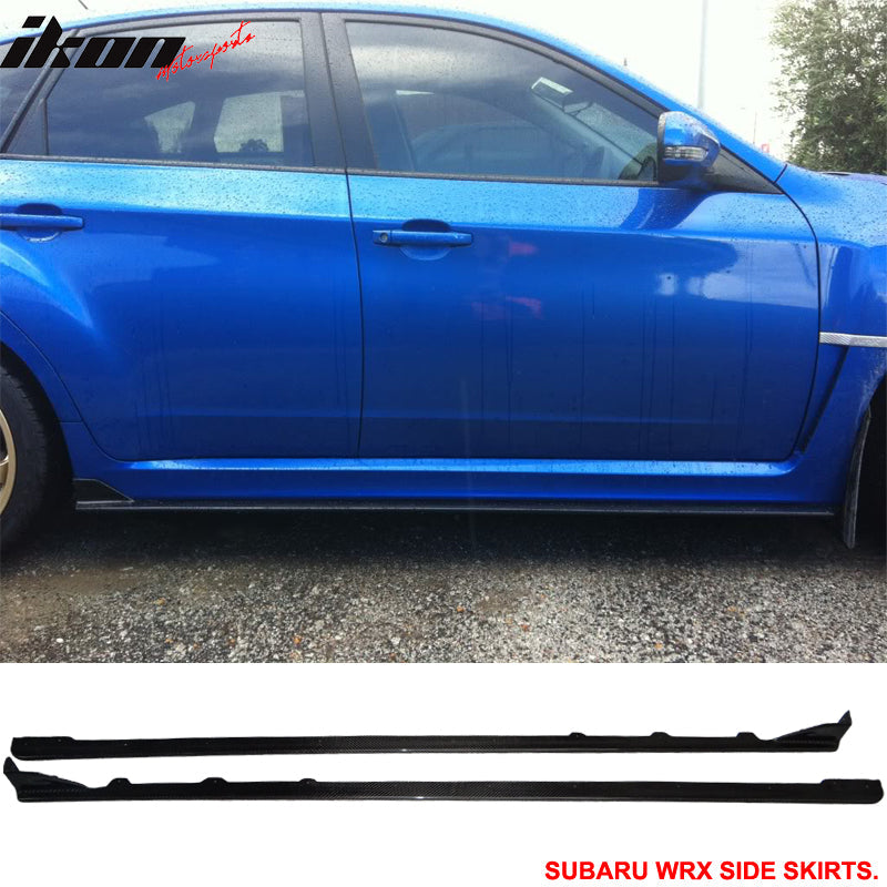 2015-2021 Subaru WRX STI Side Skirts Carbon Fiber