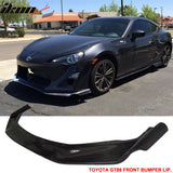 2013-2016 Scion FRS GT86 G Style Front Bumper Lip Carbon Fiber
