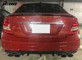 2012-2014 Mercedes W204 C-Class Rear Bumper Diffuser ABS