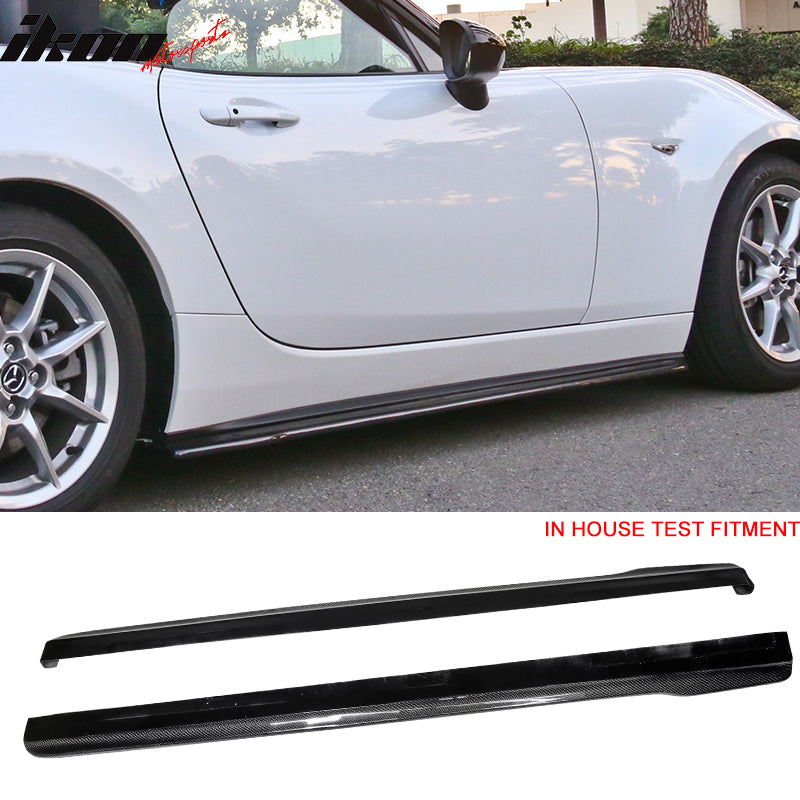 2016-2020 Mazda MX5 Miata CS Style Side Skirts Carbon Fiber
