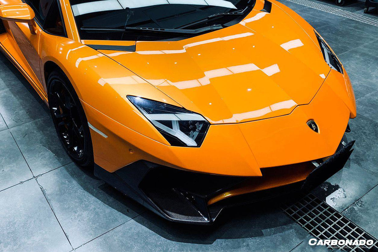 2011-2016 Lamborghini Aventador LP700 LP740 Coupe  Roadster SV Style Front Bumper