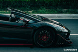 2011-2022 Lamborghini Aventador Dry Carbon Fiber Mirror Cover Replacement Carbonado (OEM)| LP700, LP720, LP740, LP750, ,SVJ