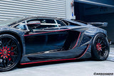 2011-2022 Lamborghini Aventador Dry Carbon Fiber Mirror Cover Replacement Carbonado (OEM)| LP700, LP720, LP740, LP750, ,SVJ