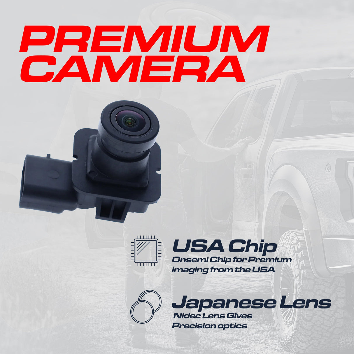 Ford Escape (2017-2019) OEM Replacement Backup Camera OE Part # GJ5Z-19G490-B, GJ5Z-19G490-C, GJ5Z-19G490-E, GJ5Z-19G490-F