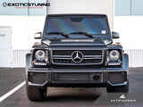 AutoTecknic Carbon Fiber Front Bumper Bull Bar Cover  - Mercedes-Benz W463 G-Class