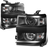 DNA Motoring HL-OH-034-CH-AM Headlight Assembly (Driver and Passenger Side)