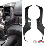 2019+ RAM 1500/TRX/RHO Radio Infotainment Screen Side Trim Hard Carbon Fiber Cover