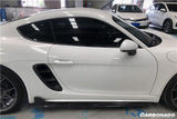 2017-2025 Porsche 718 Cayman Boxster AM Style Carbon Fiber Side Skirts