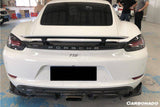 2017-2025 Porsche 718 Cayman Boxster AM Style Carbon Fiber Rear Lip
