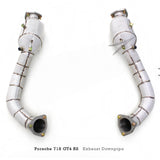 Catted High Flow Exhaust Downpipe for Porsche Cayman 718 GT4 RS 4.0L 2022-2025
