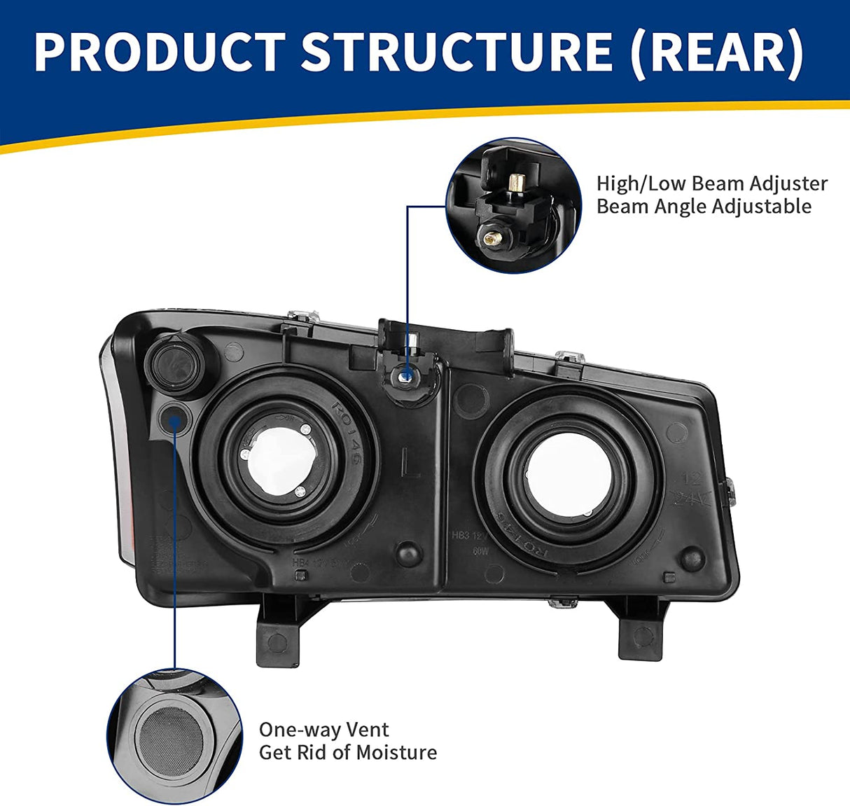 AutoSAVER88 Compatible Headlight Assembly (Not Compatible with Body Cladding Models)