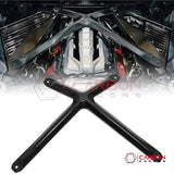 Carbon Fiber Engine Bay X-Brace for Corvette C8 Coupe Stingray Z51 (2020–2026)