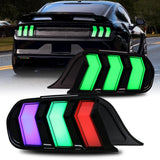 NTXGlow S650 Style RGB Tail Lights (2015-2023 Ford Mustang)