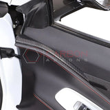 C8 Corvette Real Carbon Fiber Door Panel Upper Trim Covers(2020-2025)