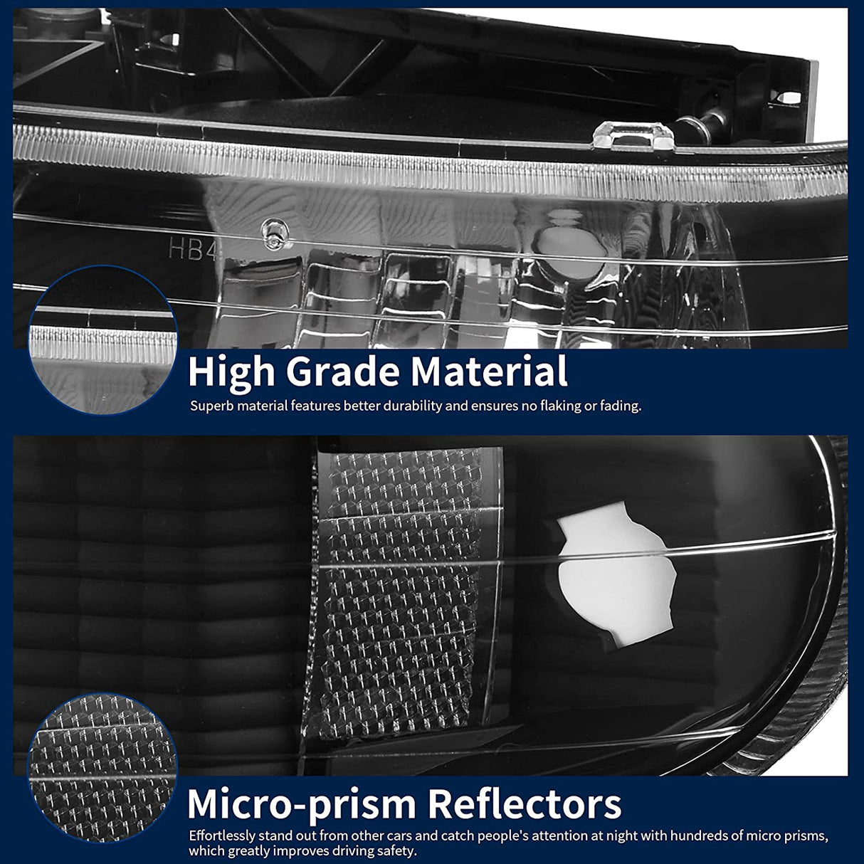 NTXGLOW Headlight Assembly (1999–2002 Chevrolet Silverado & 2000–2006 Tahoe / Suburban)