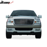 2004-2008 Ford F-150 Horizontal Overlay Style Silver Front Grile