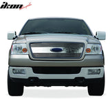 2004-2008 Ford F-150 Blade HoneyComb Style Polished Silver Front Grile