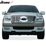 2004-2005 Ford F-150 HoneyComb Style Polished Silver Front Grile