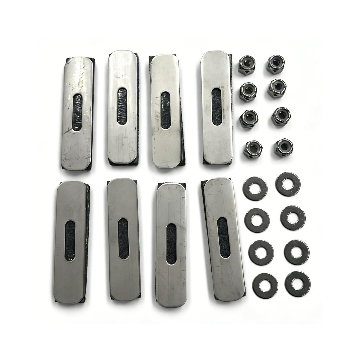 1999-2002 Chevrolet Silverado & 2000-2006 Suburban/Tahoe 2PCS Front Upper Grille Chrome Aluminum Stainless Steel Billet Style