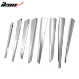 2008-2011 Cadillac CTS Front Bumper Hood Grille Grill Cover Chrome 8PCS
