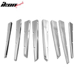 2008-2011 Cadillac CTS Front Bumper Hood Grille Grill Cover Chrome 8PCS