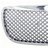 2004-2006 Chrysler Sebring Mesh Style Chrome Front Bumper Hood Grille