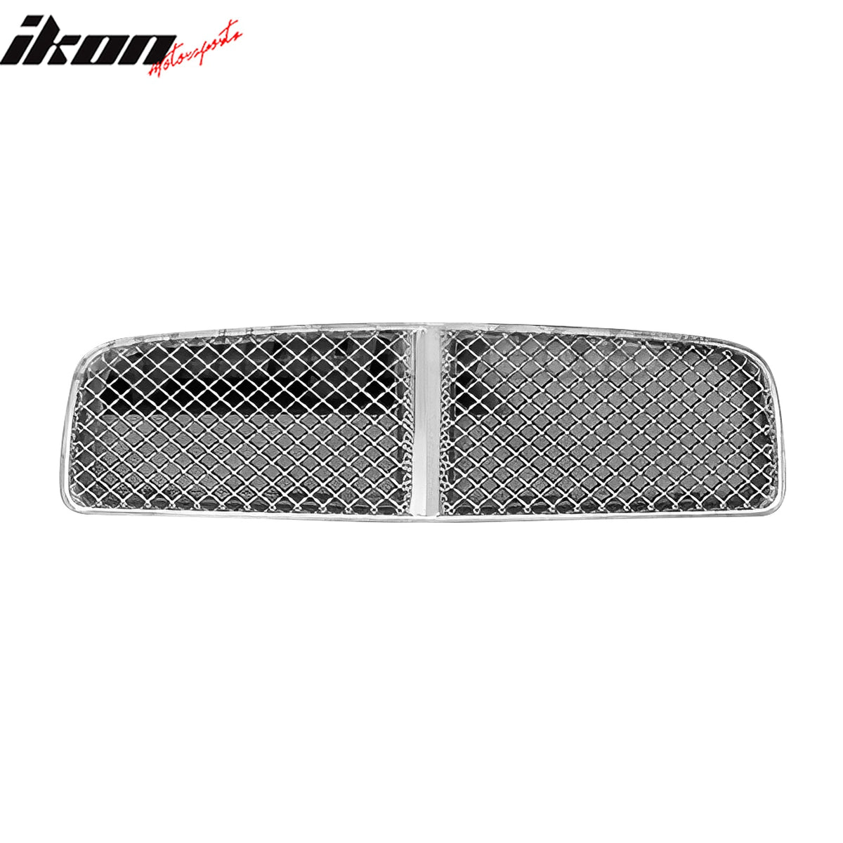 2006-2009 Dodge Charger 4DR Mesh Style Chrome Front Bumper Hood Grille