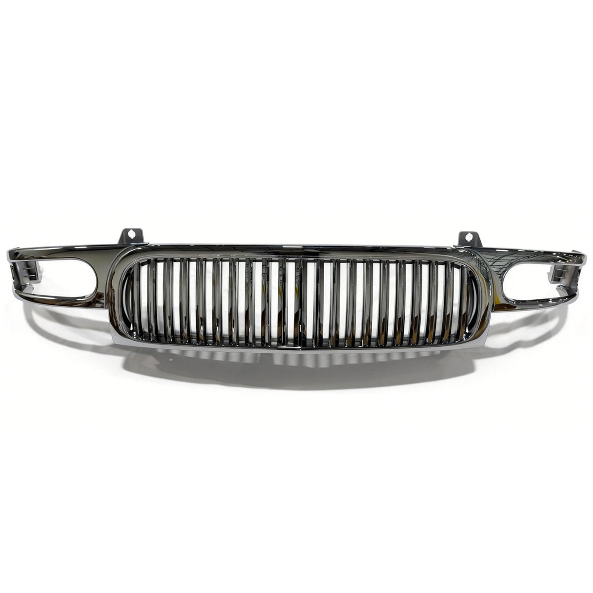 1999-2003 Ford F-150 Vertical Style Chrome Front Bumper Upper Grille