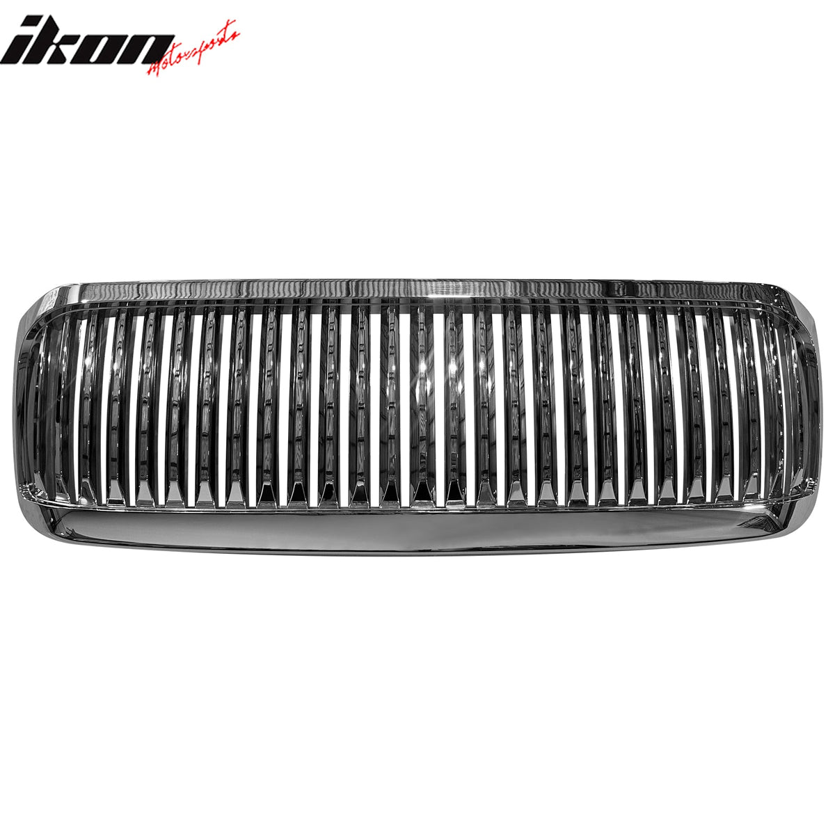 1999-2004 Ford F-250 F250 Vertical Style Chrome Front Upper Grille ABS