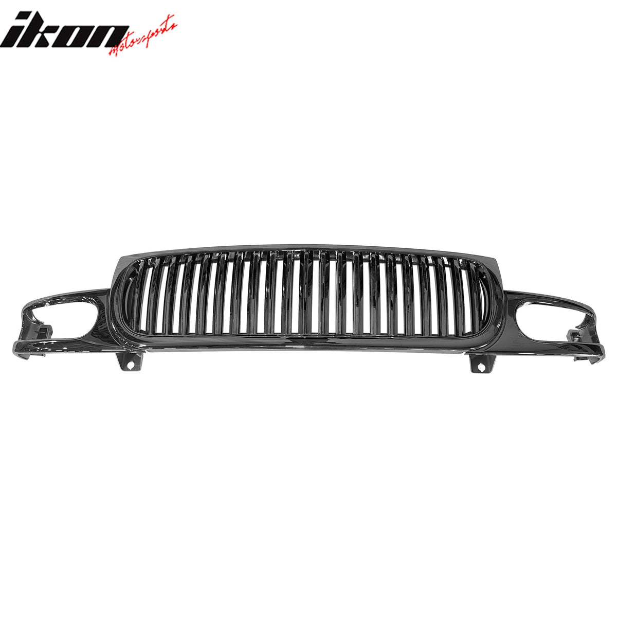 2000-2006 GMC Yukon Vertical Style Front Bumper Upper Grille Chrome ABS Grill Replacement