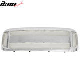1999-2004 Ford Super Duty Front Bumper Hood Upper Grille Grill Chrome