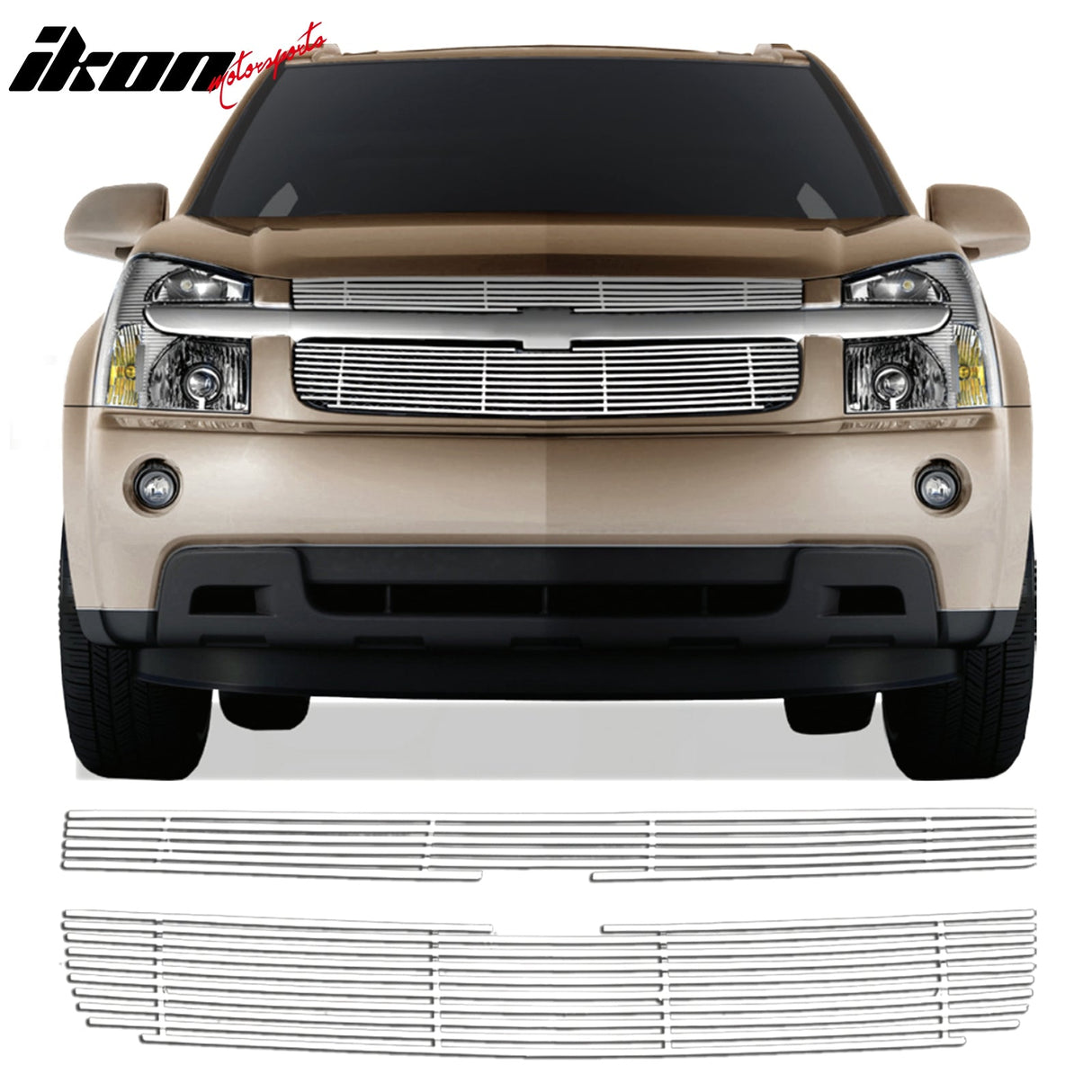 2005-2009 Chevy Equinox Billet Stainless Steel Upper Grille Inserts