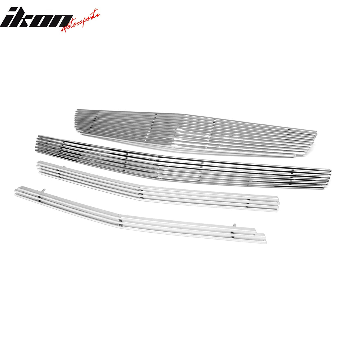 2008-2012 Chevrolet Malibu Billet Style Front Grille Insert Steel 4PC