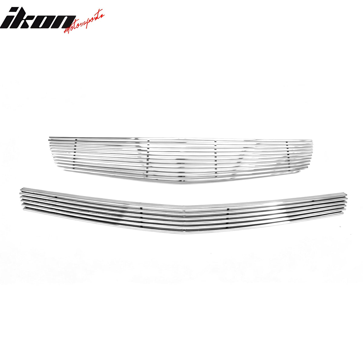 2008-2012 Chevrolet Malibu Billet Style Front Grille Insert Steel 4PC