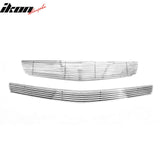 2008-2012 Chevrolet Malibu Billet Style Front Grille Insert Steel 4PC