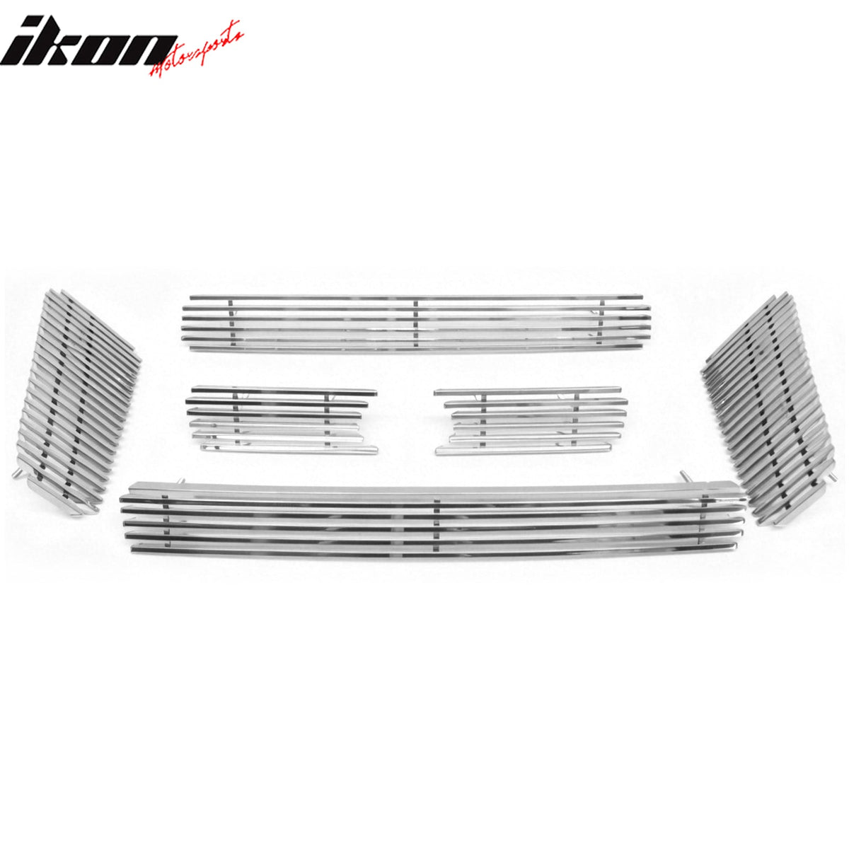 Clearance! 2004-2008 Ford F-150 FX4 STX Chrome 6PCS Front Upper Grille Inserts