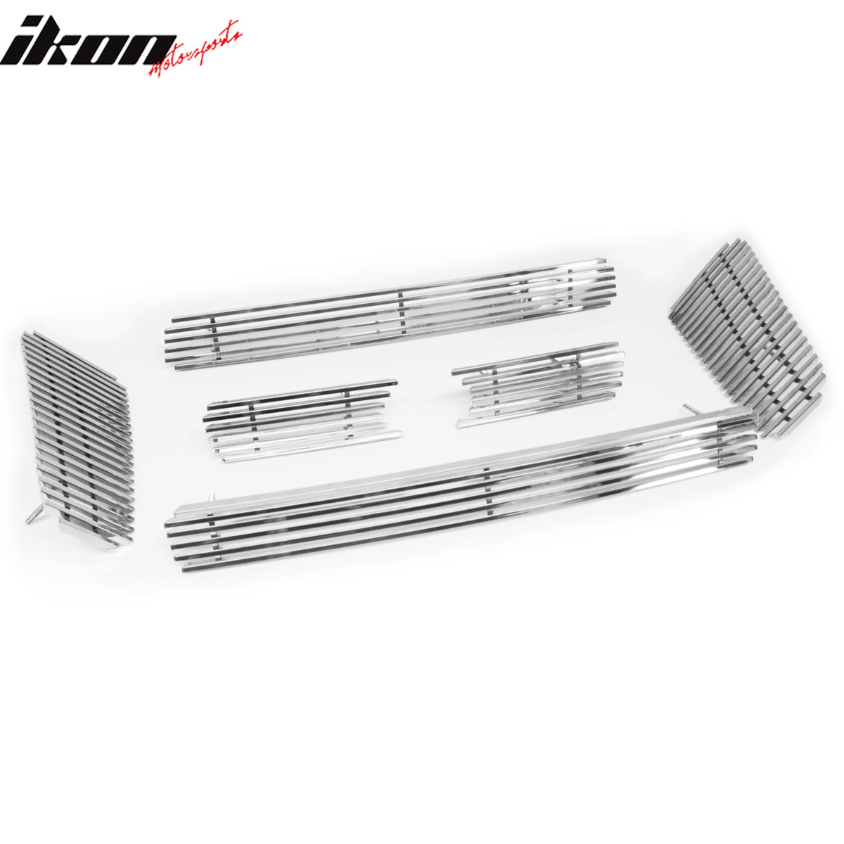 Clearance! 2004-2008 Ford F-150 FX4 STX Chrome 6PCS Front Upper Grille Inserts