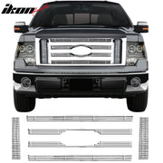 2009-2010 Ford F-150 FX4 Lariat Billet Chrome Grille Stainless Steel
