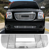 2007-2013 GMC Yukon XL Billet Style Chrome Front Upper Grille Insert