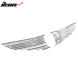 2009-2011 Honda Fit Chrome Billet Style Front Bumper Upper Grille