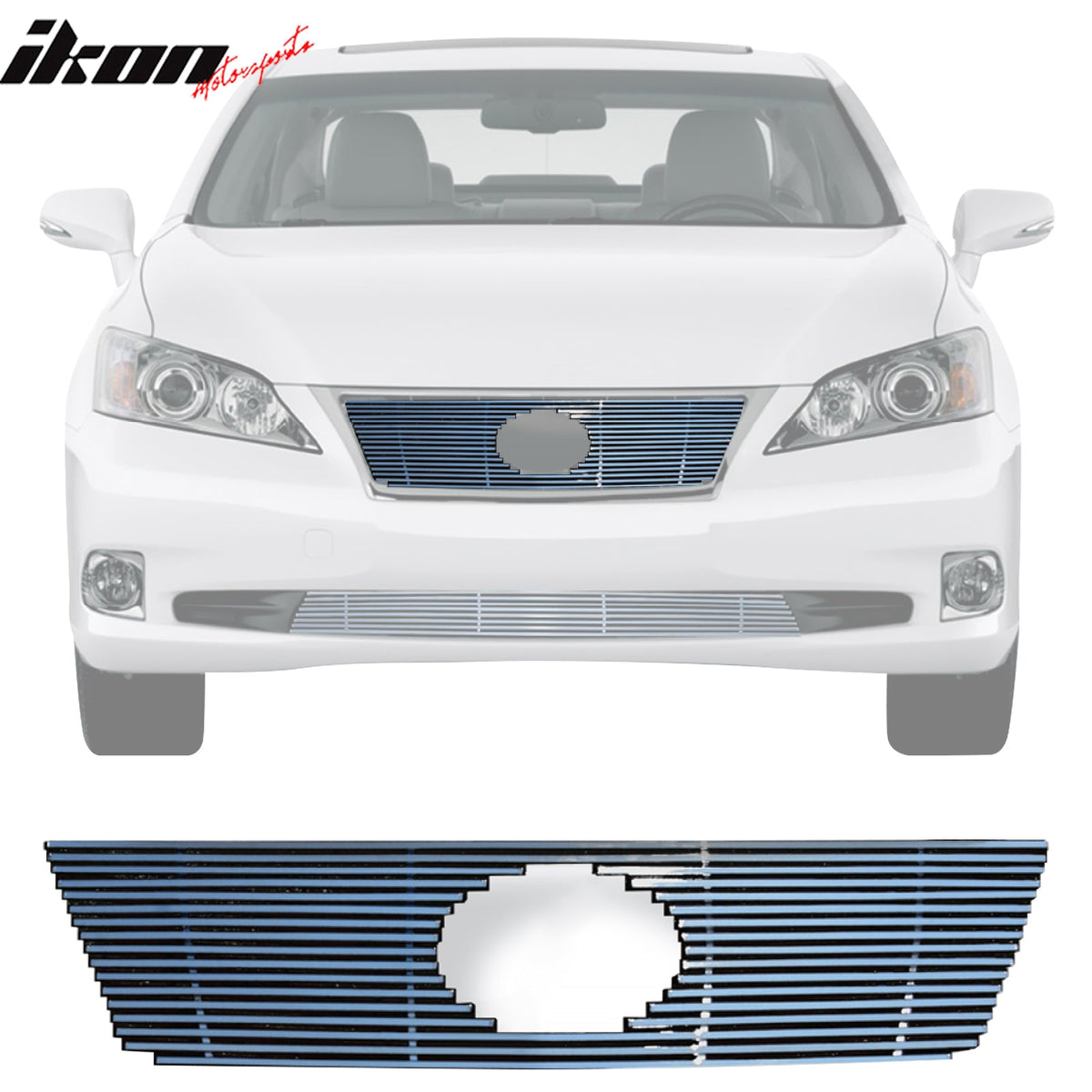 2007-2012 Lexus ES Series Billet Style Front Upper Grille Insert Steel