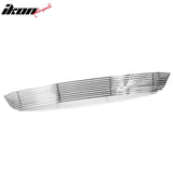 Front Bumper Lower Horizontal Billet Hood Grille Insert Assembly Replacement 2006-2008 Lexus IS250/IS350 Chrome Stainless Steel