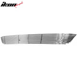 Front Bumper Lower Horizontal Billet Hood Grille Insert Assembly Replacement 2006-2008 Lexus IS250/IS350 Chrome Stainless Steel